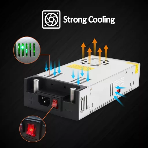 MEISHILE 600W 36V Ipari Kapcsoló Tápegység AC/DC Transzformátor LED Motor Szivattyú