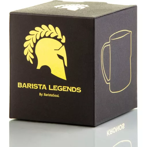 Barista Legends Rozsdamentes Acél Tejkiöntő 350ml Különleges Latte Art Kiöntőcsőrrel - Arany Színű Barista Kancsó Kávérajzoláshoz