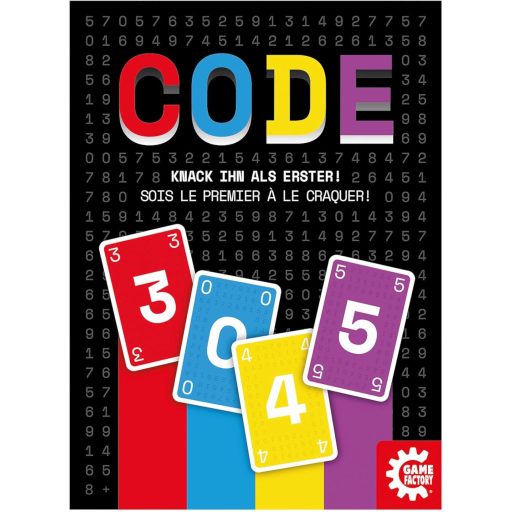 Game Factory Code Kártyajáték - Szórakoztató Társasjáték 2-8 Játékos Részére, 8 Éves Kortól, Családi és Baráti Összejövetelekre