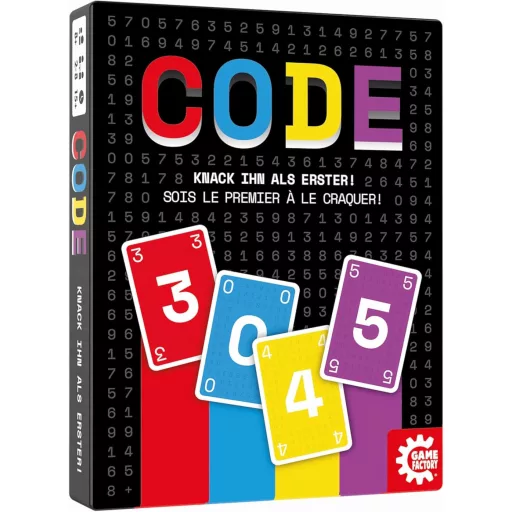 Game Factory Code Kártyajáték - Szórakoztató Társasjáték 2-8 Játékos Részére, 8 Éves Kortól, Családi és Baráti Összejövetelekre