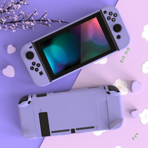 eXtremeRate Nintendo Switch védőtok szeparálható dokkolóval - Világoslila