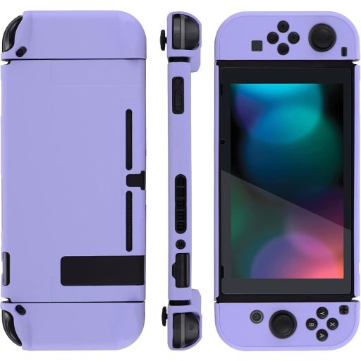 eXtremeRate Nintendo Switch védőtok szeparálható dokkolóval - Világoslila