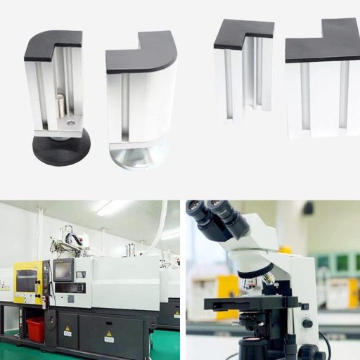 HJYZY ABS Műanyag Végzáró Sapka 30x60mm Alumínium Profilhoz - 35db Pack