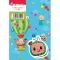 Set hârtie de împachetat pentru copii Danilo Promotions CoComelon - 6 coli colorate și 6 etichete, 70x50 cm, împachetare cadou aniversară, produs oficial