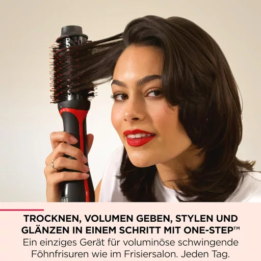Perie cu aer cald Revlon One-Step Volumiser Plus cu înveliș din ceramică și titan - Vol Plus