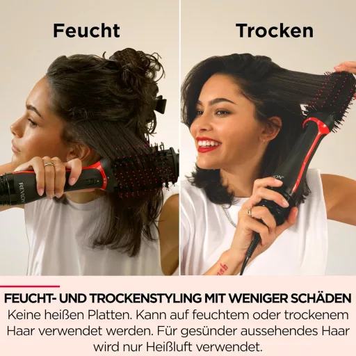 Revlon One-Step Volumiser Plus Hajszárító és Volumizáló Kefe Kerámia Titán Lemezzel - Vol Plus