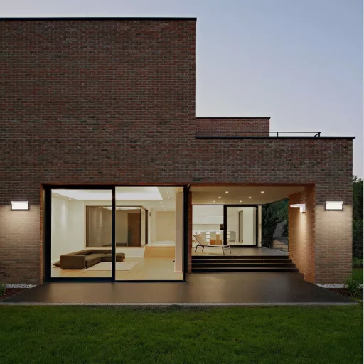 Klighten 24W Kültéri Fali Lámpa IP65 Vízálló LED Panellel, 1500 Lumen, Természetes Fehér