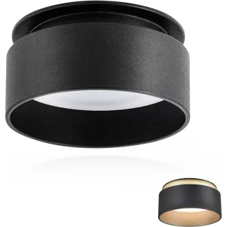   KYOTECH Indirekt Mennyezeti Spotlámpa LED 5W Meleg Fehér 3000K 400LM Fekete