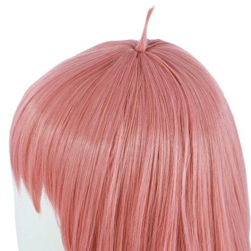 Linfairy Anya Forger ružová bob parochňa, doplnok ku cosplay kostýmu pre ženy