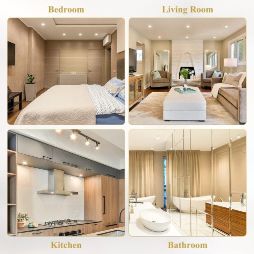 DiCUNO GU5.3 Bec LED 5W - Spot MR16 Dimmabil, Alb Natural 4000K, 500LM, Înlocuitor Halogen 50W, Unghi de dispersie 120°, Interior S