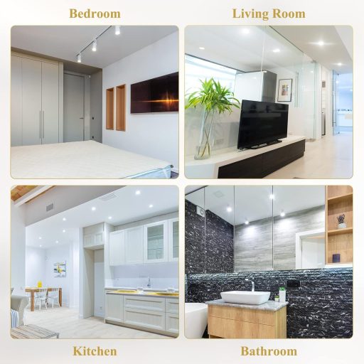 DiCUNO GU5.3 LED Izzó, Dimmelhető MR16 Spotlámpak, 5W (50W Halogén Helyett), 6000K Hideg Fehér, 500LM, 120° Szórási Szög, Energiatakarékos,