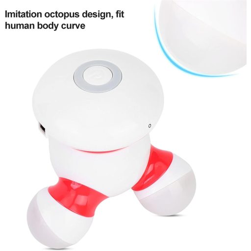 Brrnoo USB kézi masszírozó vibráló LED fénnyel hát nyak kar lábra