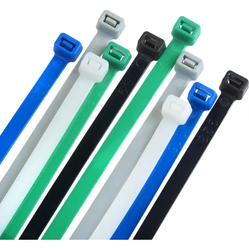 Buydefinition 100 db UV-álló zöld kábelkötegelő 200mm x 4.8mm - Kültéri-beltéri nylon kábelrendező kötöző pántok otthonra, irodába, kertbe