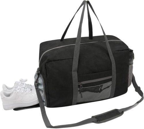 Ľahká športová taška Nike 35L s priehradkou na topánky, čierna
