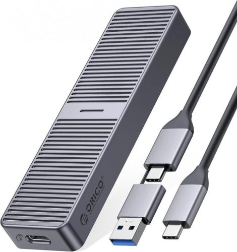 Carcasă ORICO M.2 SATA SSD cu Conector USB-C, Aluminiu, Viteză de 6Gbps
