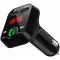 NK FM2102 Bluetooth 5.0 autós FM adó 12/24V kihangosító zenelejátszó USB gyorstöltés