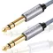 Nylon fonott gitárkábel 6.35 mm-es jack - Elektromos gitárhoz