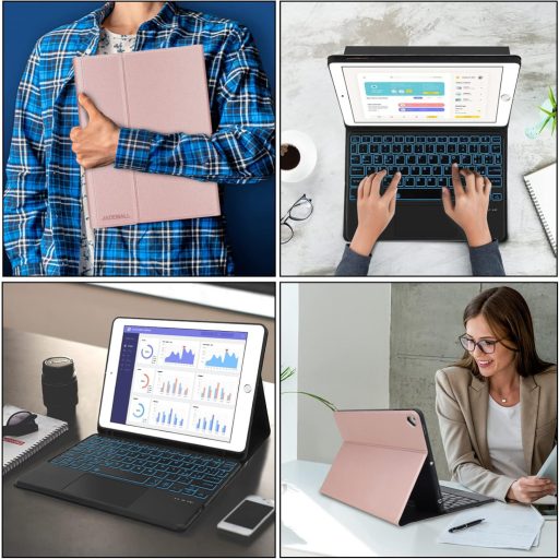 JADEMALL iPad maska s talijanskom tipkovnicom i trackpadom za 10,2" 9./8./7. generaciju