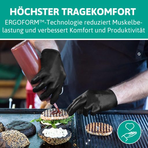 Mănuși de protecție din nitril Ansell Microflex 93-732, mărimea XL, 100 bucăți, fără latex și pudră