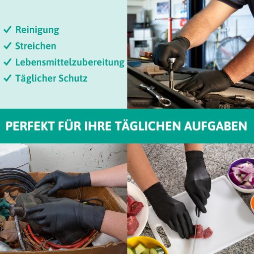 Mănuși de protecție din nitril Ansell Microflex 93-732, mărimea XL, 100 bucăți, fără latex și pudră