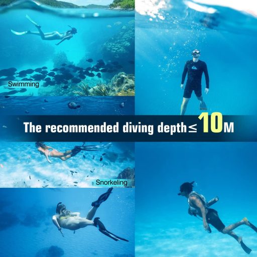 Dizokizo Set za ronjenje, panoramska maska za odrasle, protiv propuštanja, za snorkeling