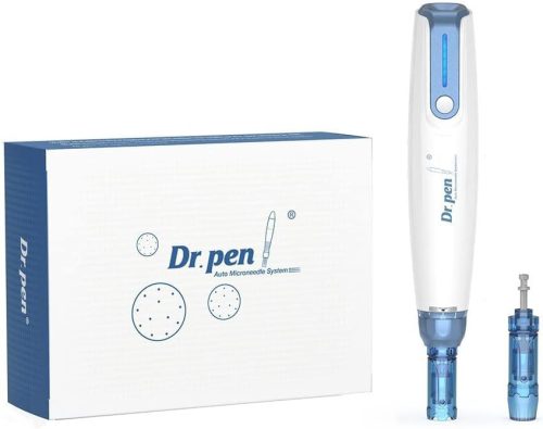 Dr. Pen A9 Dispozitiv Electric Dermapen Microdermabraziune cu 12 Ace