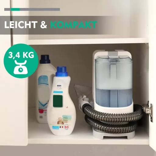 HAUSHOF StainZapper Szőnyeg- és Kárpittisztító Porszívó 400W, Folteltávolító Funkcióval, Kanapéhoz, Autóüléshez, Lépcsőhöz, 1,1L Tartállyal