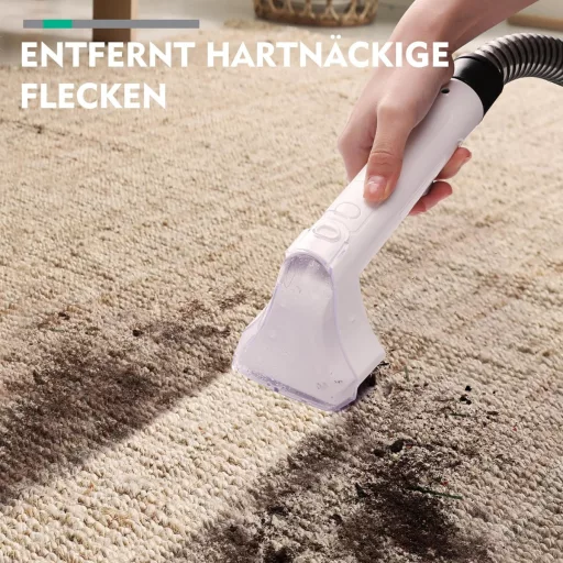 HAUSHOF StainZapper Szőnyeg- és Kárpittisztító Porszívó 400W, Folteltávolító Funkcióval, Kanapéhoz, Autóüléshez, Lépcsőhöz, 1,1L Tartállyal