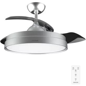   Ventilator de tavan cu palete pliabile Cecotec Aero 4280 cu lampă LED 106cm - Oțel inoxidabil