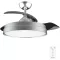 Ventilator de tavan cu palete pliabile Cecotec Aero 4280 cu lampă LED 106cm - Oțel inoxidabil