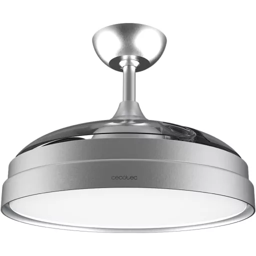 Cecotec Aero 4280 Összecsukható Lapátú Mennyezeti Ventilátor LED Lámpával 106cm - Stainlesssteel