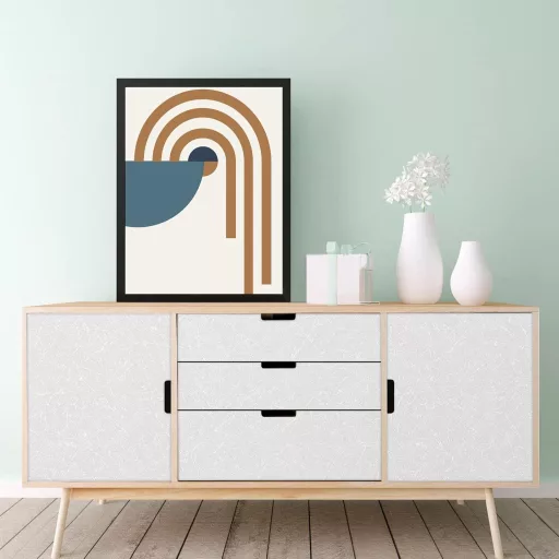 Abyssaly Öntapadós Bútor Fólia - Fehér Selyemmatt Vinyl Tapéta 60cm x 500cm - Vízálló Dekorációs Film Bútorokhoz, Falakhoz, Szekrényekhez
