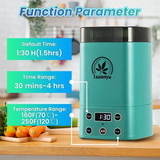 Huanyu Decarboxilator Infuzor Ulei/Unt din Plante, Aparat, Aluminiu PP PC