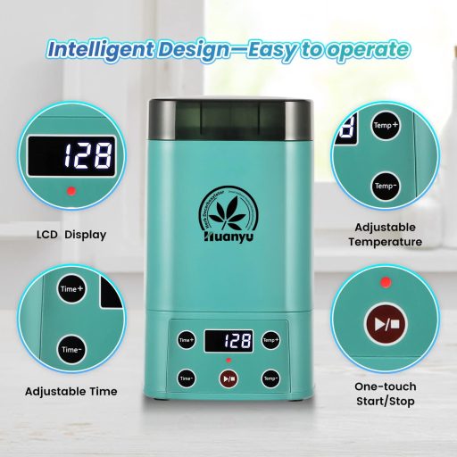Huanyu Decarboxilator Infuzor Ulei/Unt din Plante, Aparat, Aluminiu PP PC