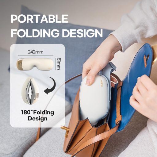 HuBDIC Hem-5 Premium Szemmasszírozó Melegítéssel és Vibrációval Szem Fáradtságra