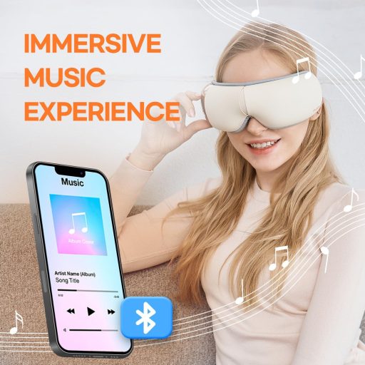 HuBDIC Hem-5 Premium Szemmasszírozó Melegítéssel és Vibrációval Szem Fáradtságra