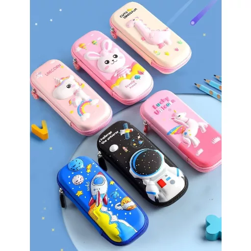 flyorigin 3D Űrhajó Tolltartó Fiúknak és Lányoknak Fekete Tárolódoboz