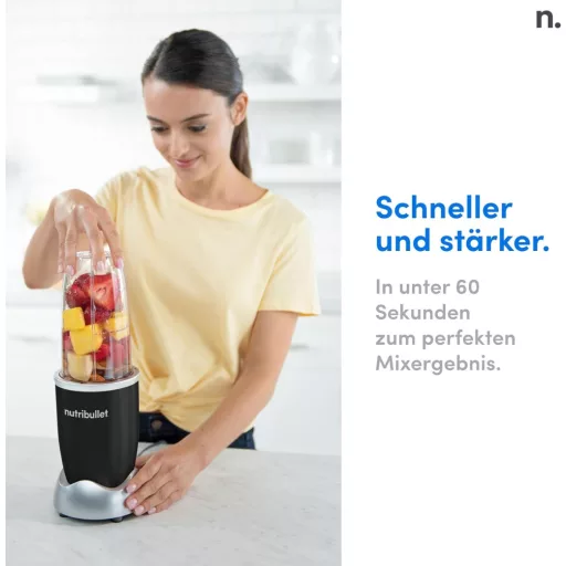 NutriBullet Pro 900W mixér čierny – Rýchly výrobník smoothie so 700 ml nádobou