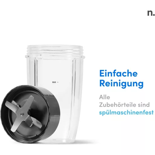 NutriBullet Pro 900W mixér čierny – Rýchly výrobník smoothie so 700 ml nádobou