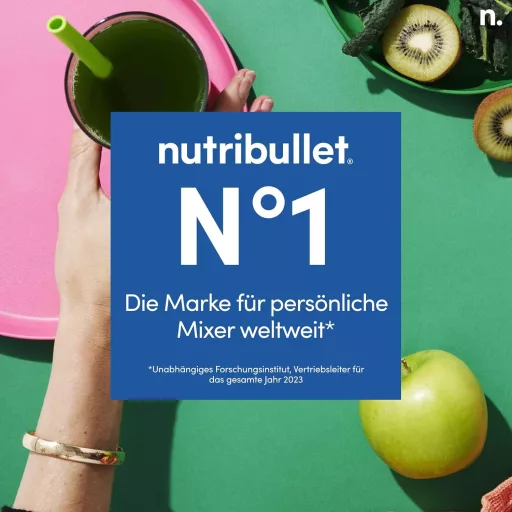 NutriBullet Pro 900W Turmixgép Fekete - Gyors Smoothie Készítő 700ml Pohárral