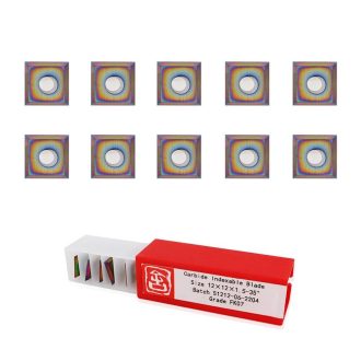   4 Oldalú Karbid Bevonatú Pótló Pengék 10 darabos Csomag, Fa, Műanyag és Alumíniumhoz, Marógéphez