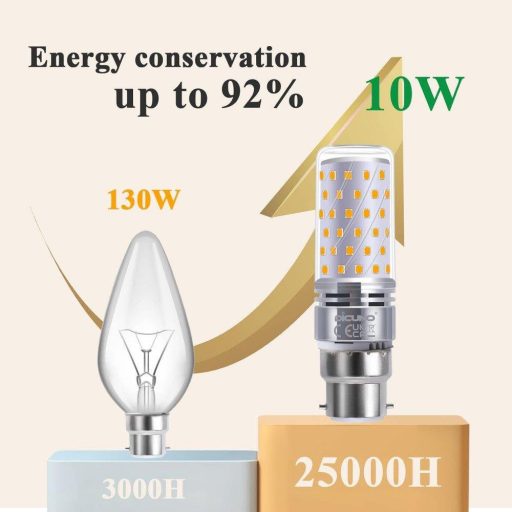 Philips B22 10W LED kukuričná žiarovka, teplá biela, 2-kusové balenie