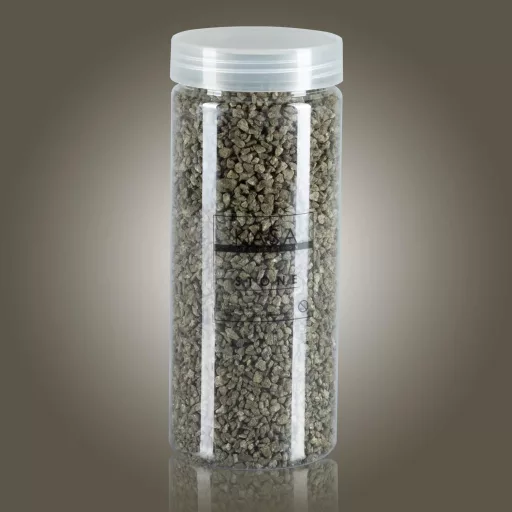 moorg Dekorativni kamenčići za vaze, ukrasno smeđe stakleno kamenje veličine 2,5-4mm, 1180g, za dekoraciju doma, ukras za stol