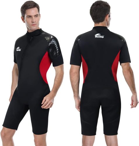 Owntop 3mm-es férfi neoprén shorty búvárruha, UPF50+, XXL