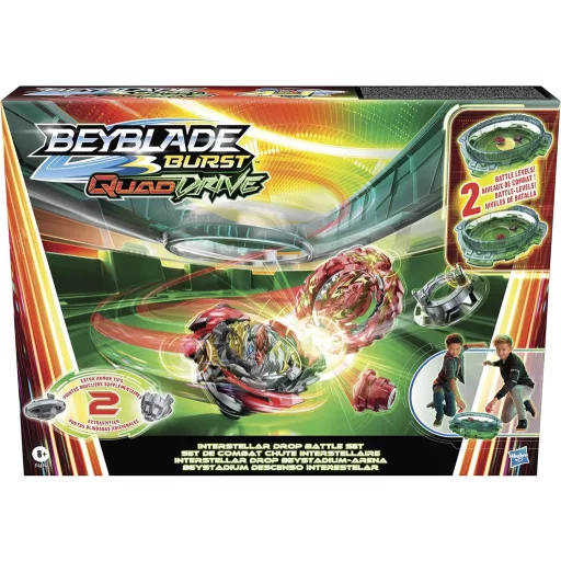 Hasbro Beyblade Burst QuadDrive Interstellar Drop arénakészlet 2 kreissel