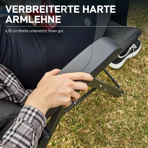 EVER ADVANCED Camping szék 150 kg terhelhetőség 4 fokozat háttámla alumínium