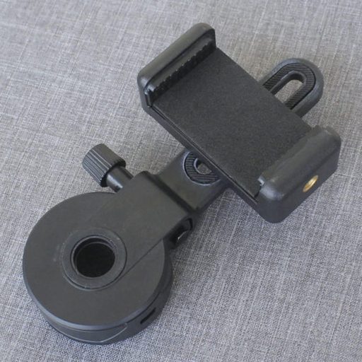 CAM2 Teleszkópos Telefontartó Adapter - Távcsőhöz, Mikroszkóphoz, Monokuláris Eszközökhöz - Állítható Univerzális Okostelefon Rögzítő Minden