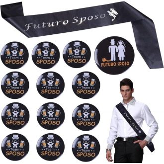 Talijanske bedževe za momačku večer - set od 12 komada