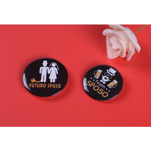 Talijanske bedževe za momačku večer - set od 12 komada