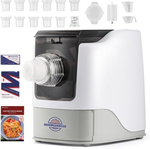 Moongiantgo automata tésztakészítő gép 12 formával, 500g kapacitás, 260W